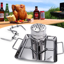 Load image into Gallery viewer, Meykers® Beer Can Chicken Holder - Vertical Chicken Stand for Grill, Smoker, Oven - Best Gift for BBQ Lover