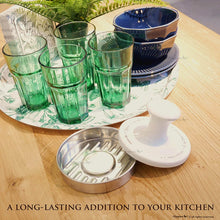 Load image into Gallery viewer, Meykers® King Size Burger Press & 100 Patty Paper Set- 5 inch